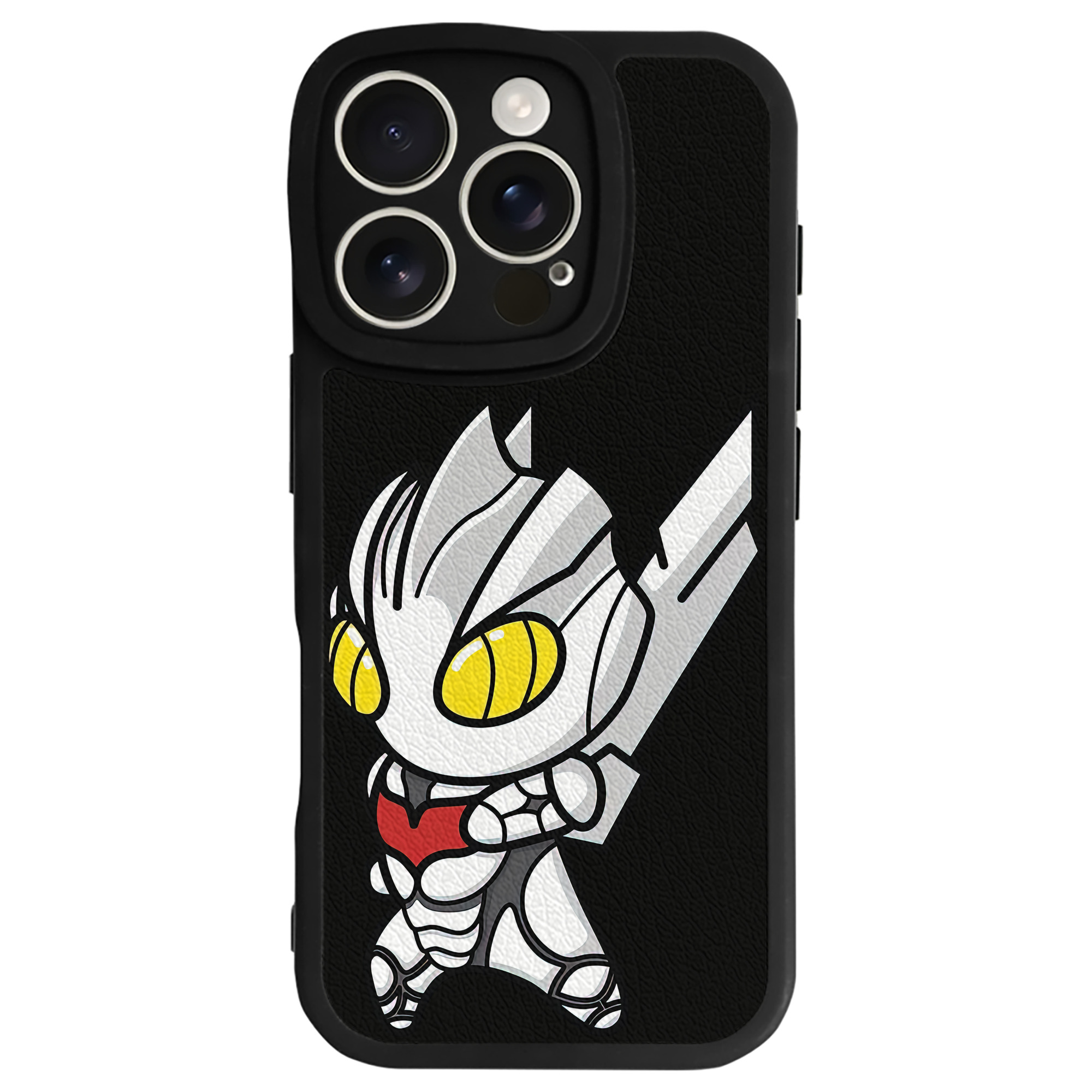 （画像用） ウルトラマン Ultraman 【iPhone 16シリーズ対応】シリコンスマホケース（レザー調） 材質：シリコン